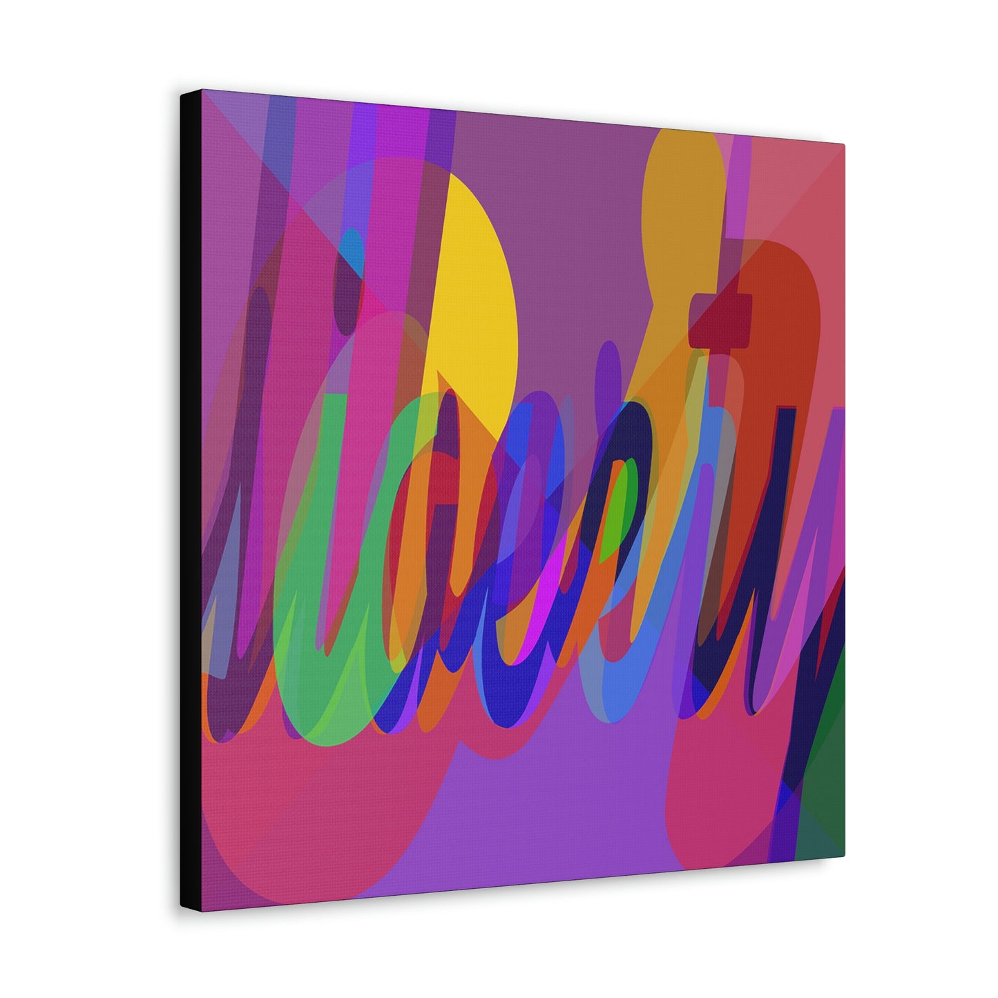 UNO WORD LIBERTY OR SLAVERY Canvas Gallery Wraps