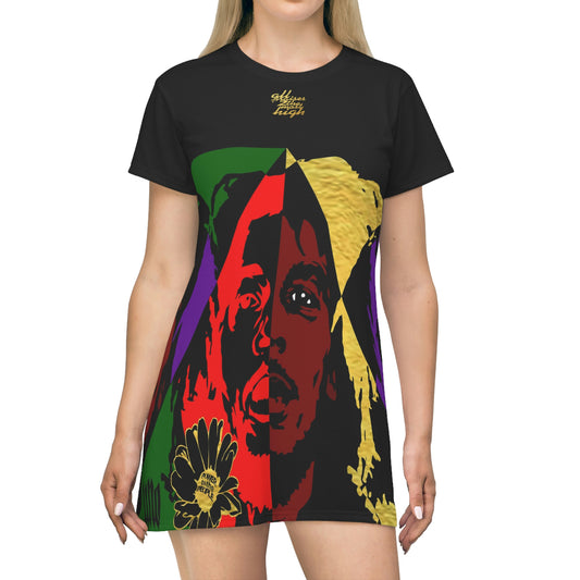 UNO LOVEBOB All Over Print T-Shirt Dress