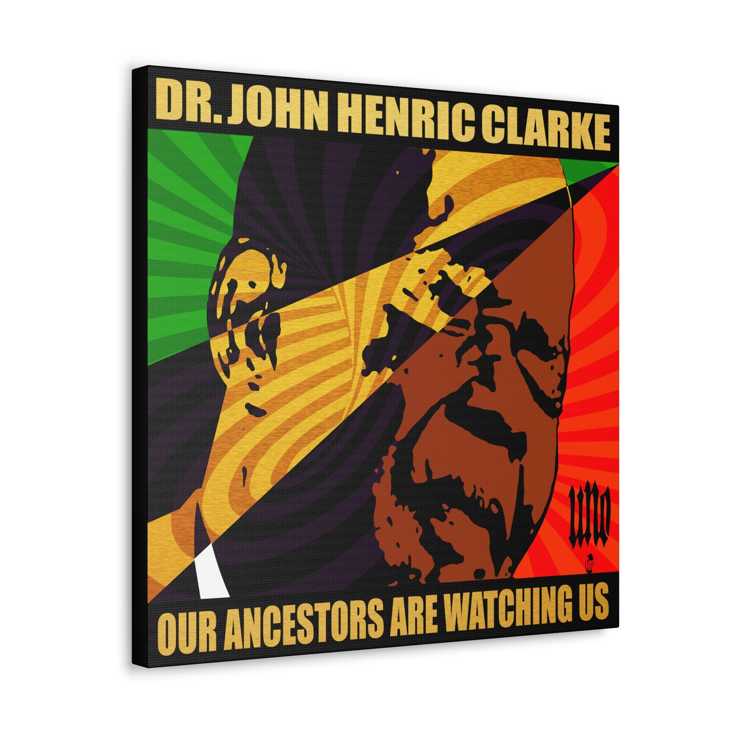 UNO LOVEJOHNHENRICCLARKE Our Ancestors Are Watching Us 12, 20, 24, & 36" Square Canvas Gallery Wraps