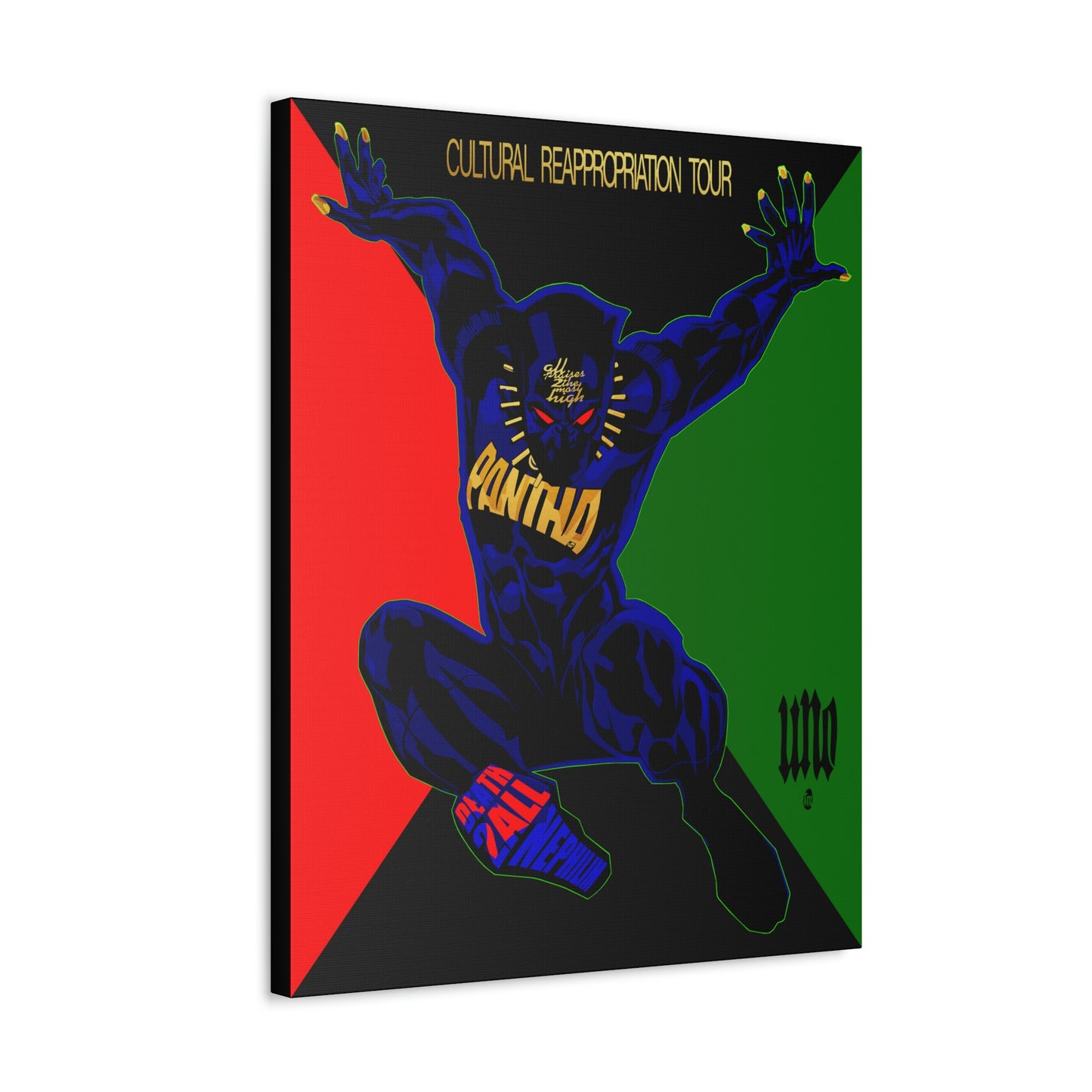 UNO PANTHA Cultural Reappropriation Tour12x16, 18x24, & 24x30" Stretched Canvas