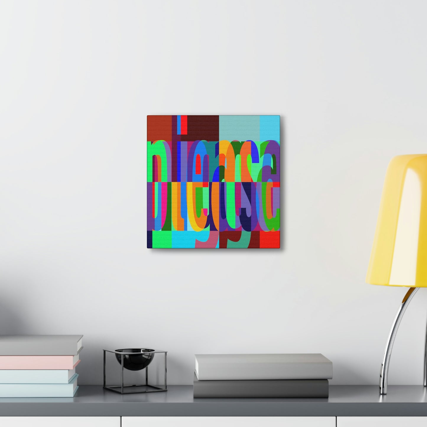 UNO WORD NIGGAPLEASE Canvas Gallery Wraps