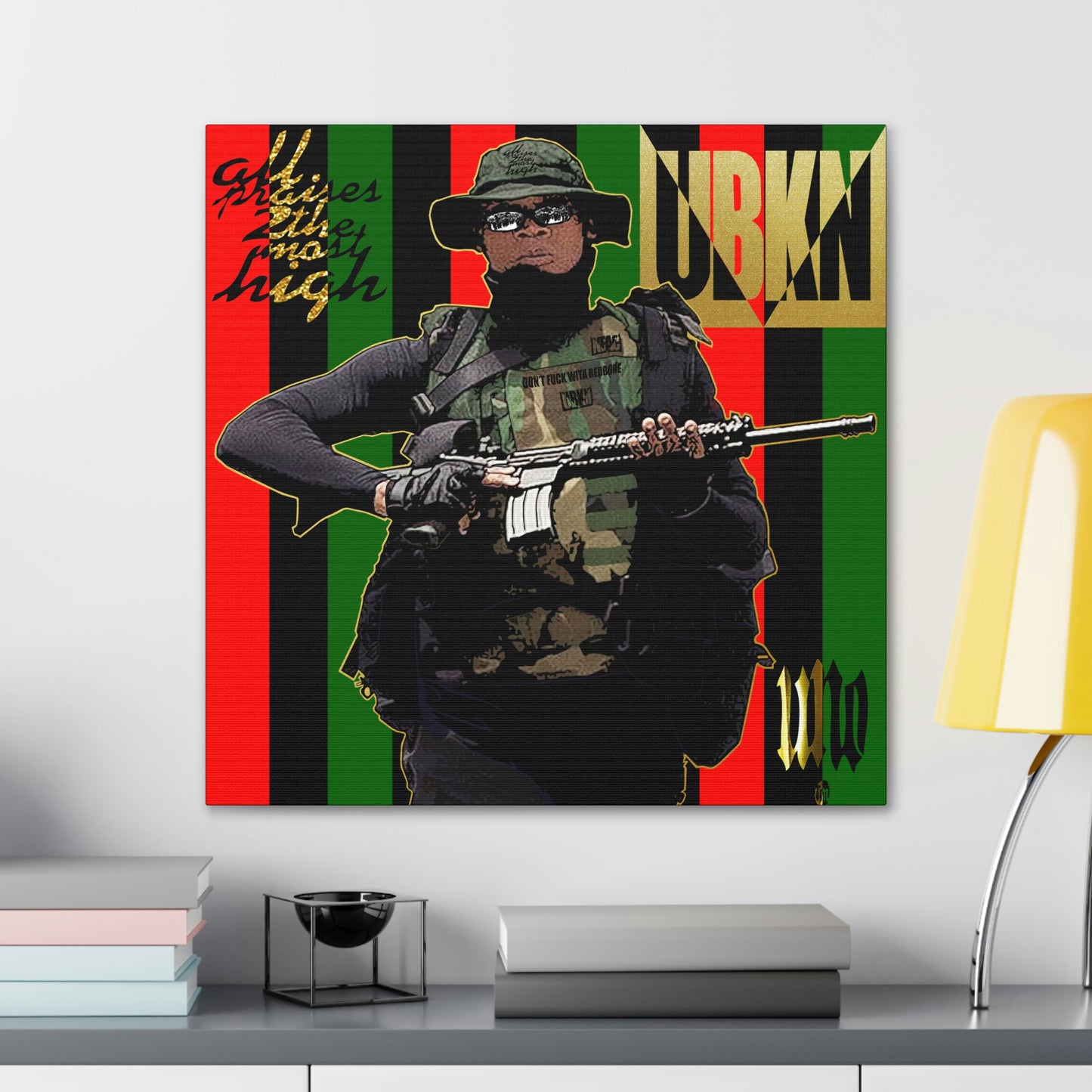UNO 2THEREPUBLIC UBKN FREEGMJ 12, 20, 24, & 36" Canvas Gallery Wraps
