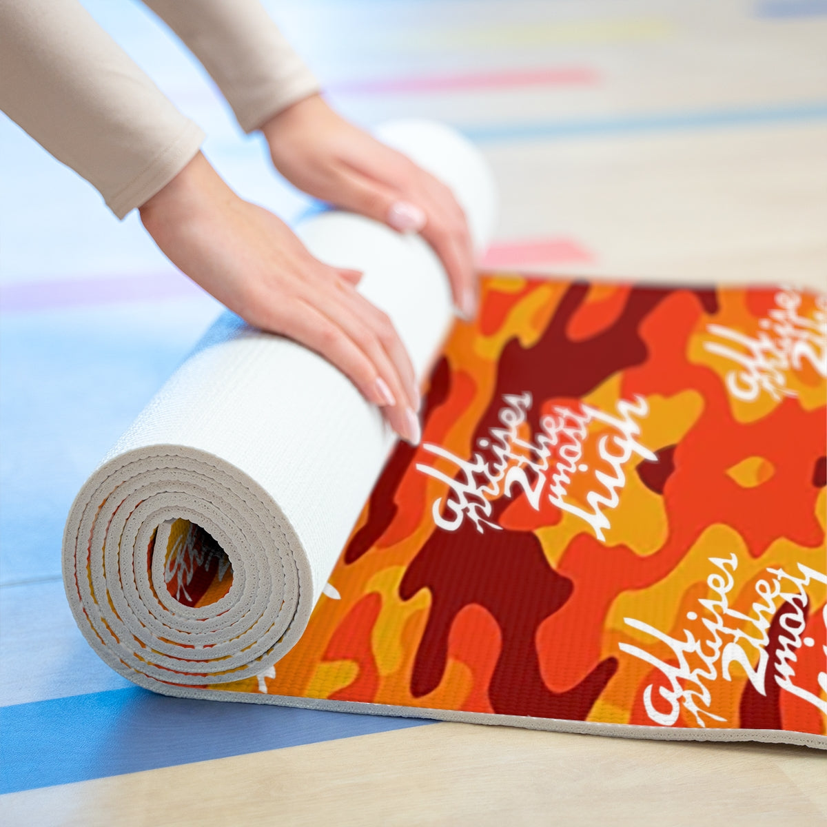 UNO ALL PRAISES Foam Yoga Mat Camo Collection