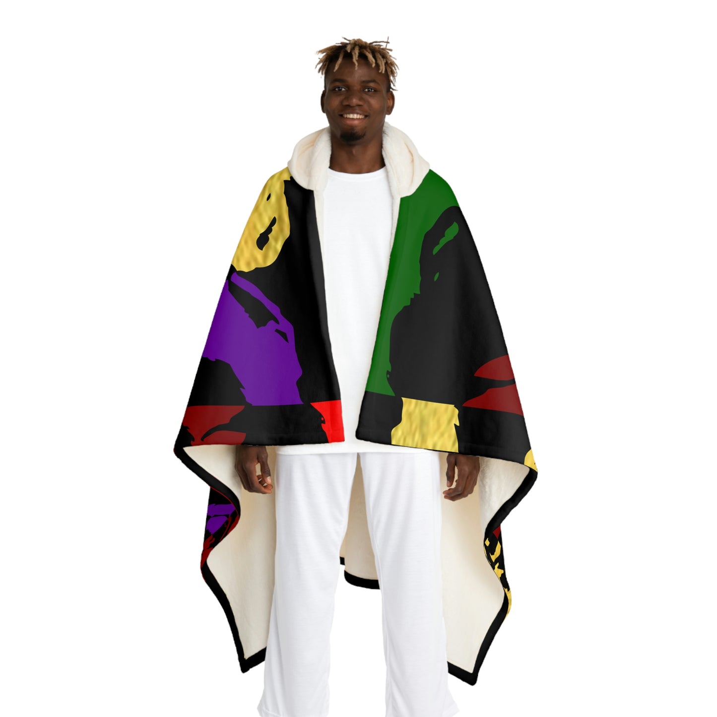 UNO LOVEBOB Hooded Sherpa Fleece Blanket