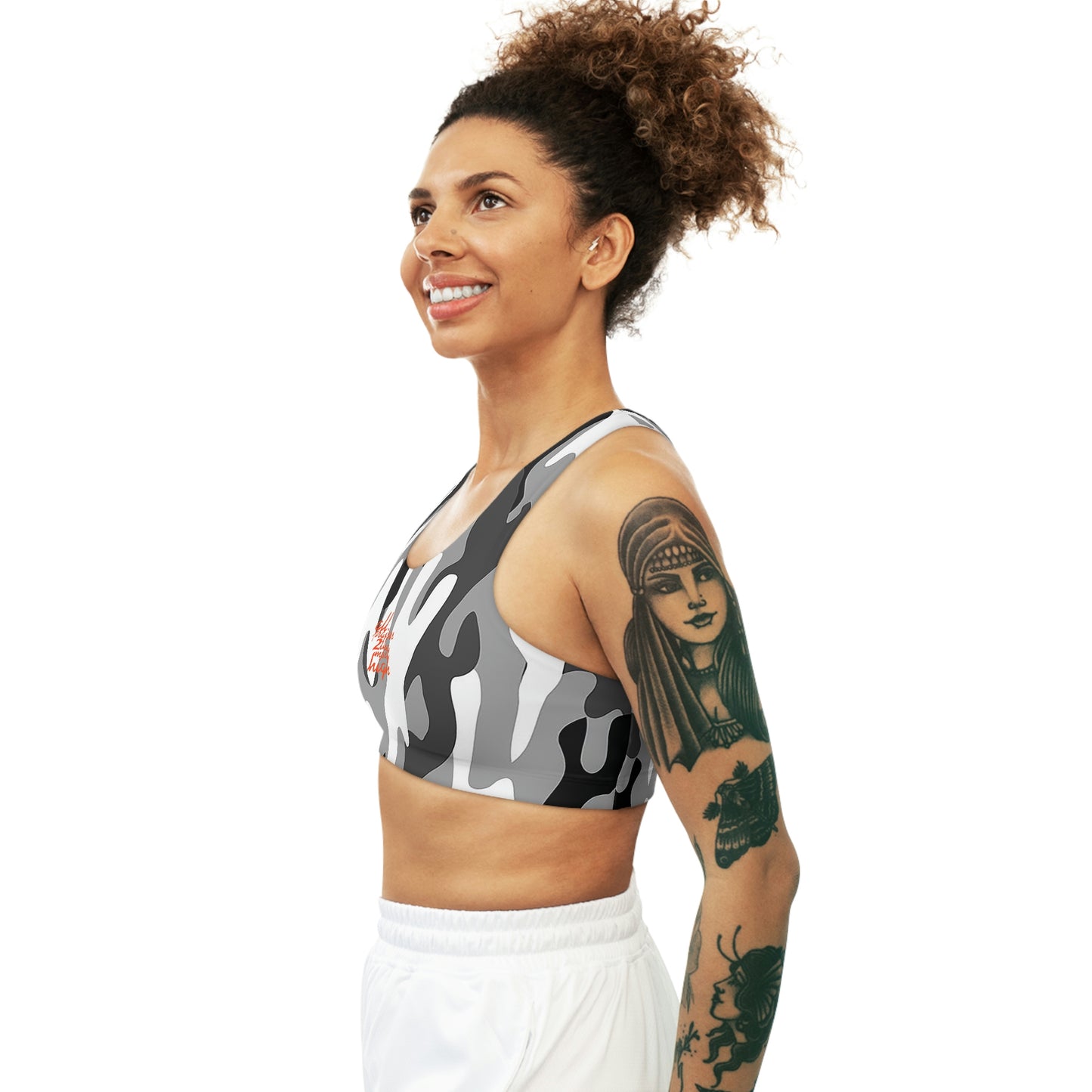 UNO ALL PRAISES Seamless Sports Bra (AOP) Camo Collection