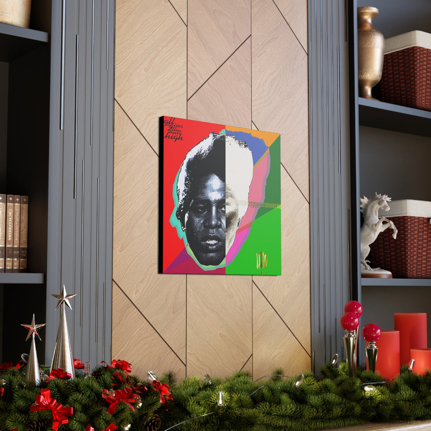 UNO LOVETHEGODFATHA 12, 20, 24, & 36" Square Canvas Gallery Wraps