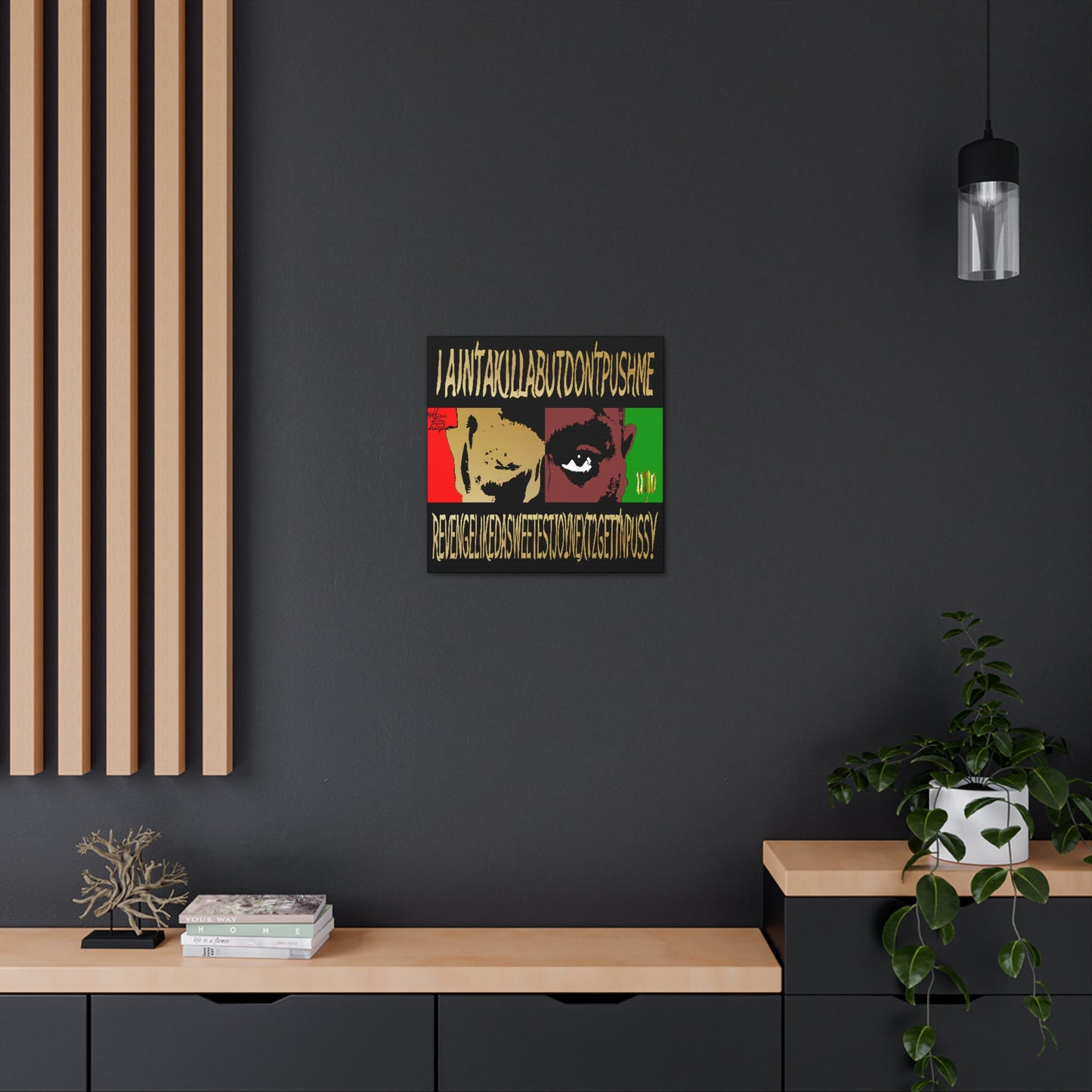 UNO LOVE2PAC 12, 20, 24, & 36" Square Canvas Gallery Wraps