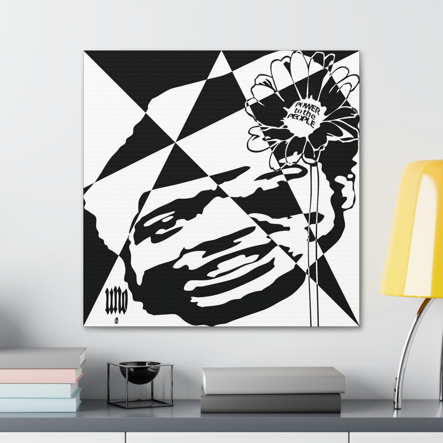 UNO LOVEBLACKLIVES FREDIS4EVA Canvas Gallery Wraps