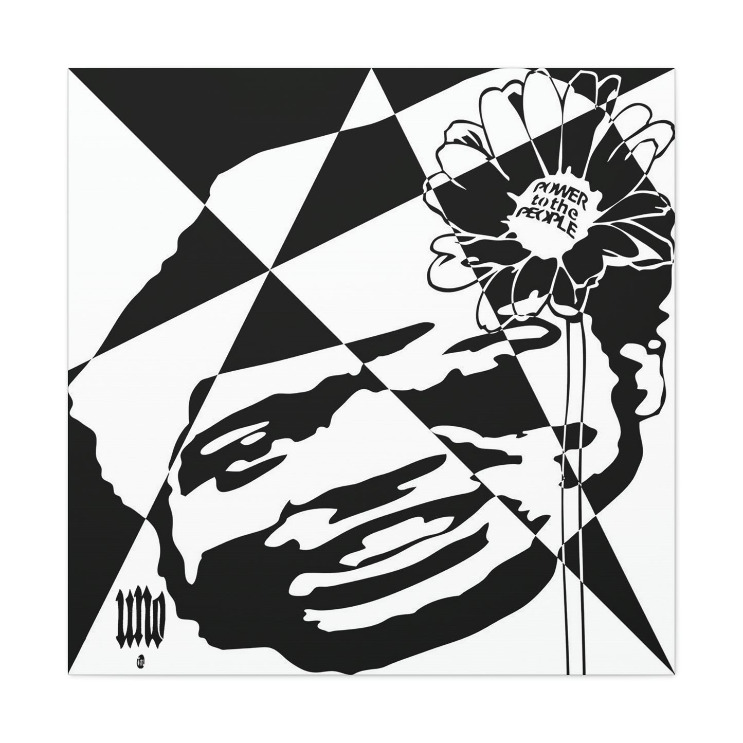 UNO LOVEBLACKLIVES FREDIS4EVA Canvas Gallery Wraps
