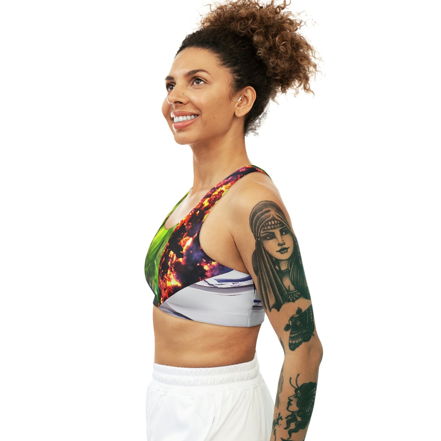 UNO ALLPRAISES V Seamless Sports Bra (AOP)