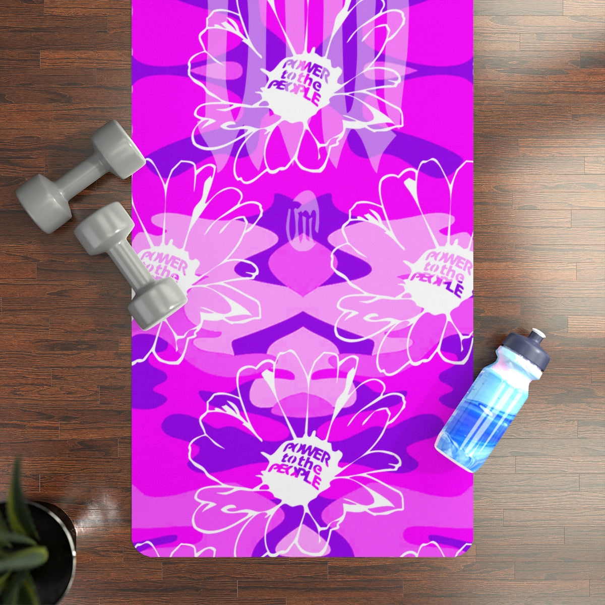 UNO POWERFLOWER Rubber Yoga Mat Camo Collection