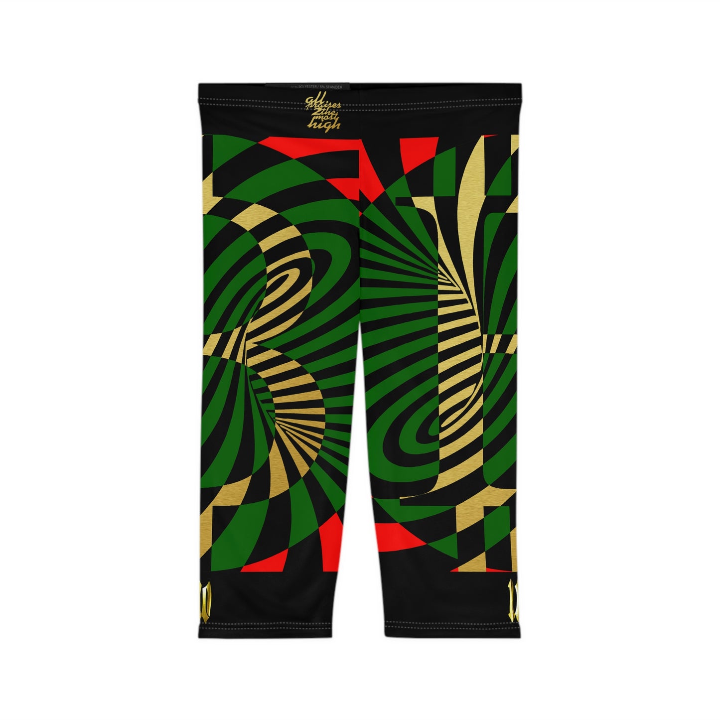 UNOBTCMAX Women’s Capri Leggings (AOP)