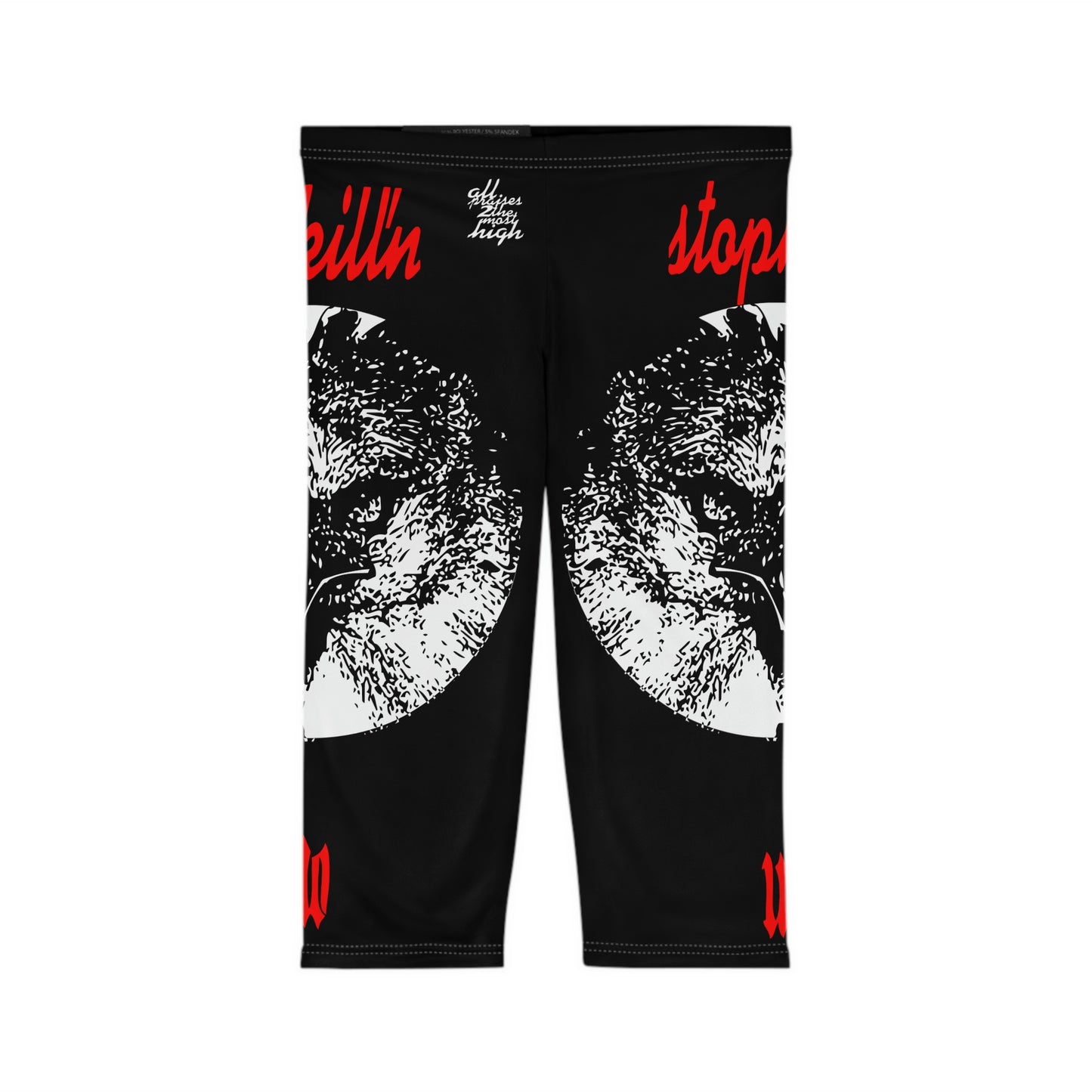 UNO LOVEHARPY STOPKILL'N Women’s Capri Leggings (AOP)