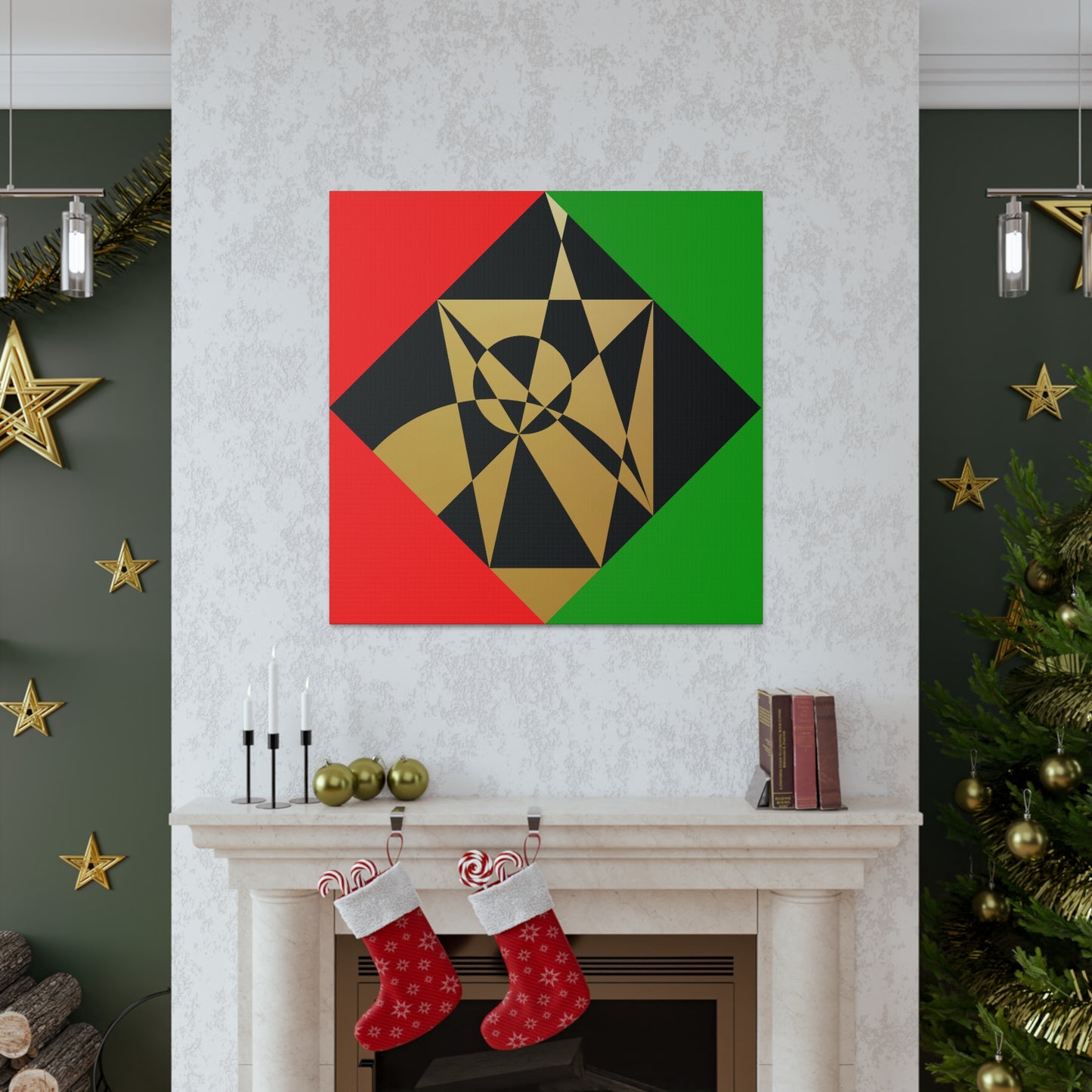 UNO ALLPRAISES 12, 20, 24, & 36" Square Canvas Gallery Wraps