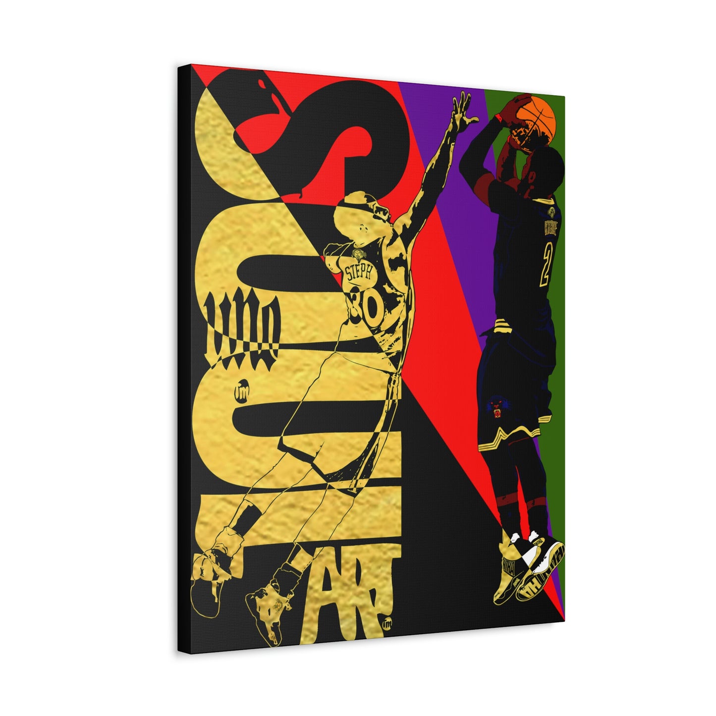 UNO SOULART KYRIECAN'TBFADED GM7 GameWinna 12x16, 18x24, & 24x30" Stretched Canvas