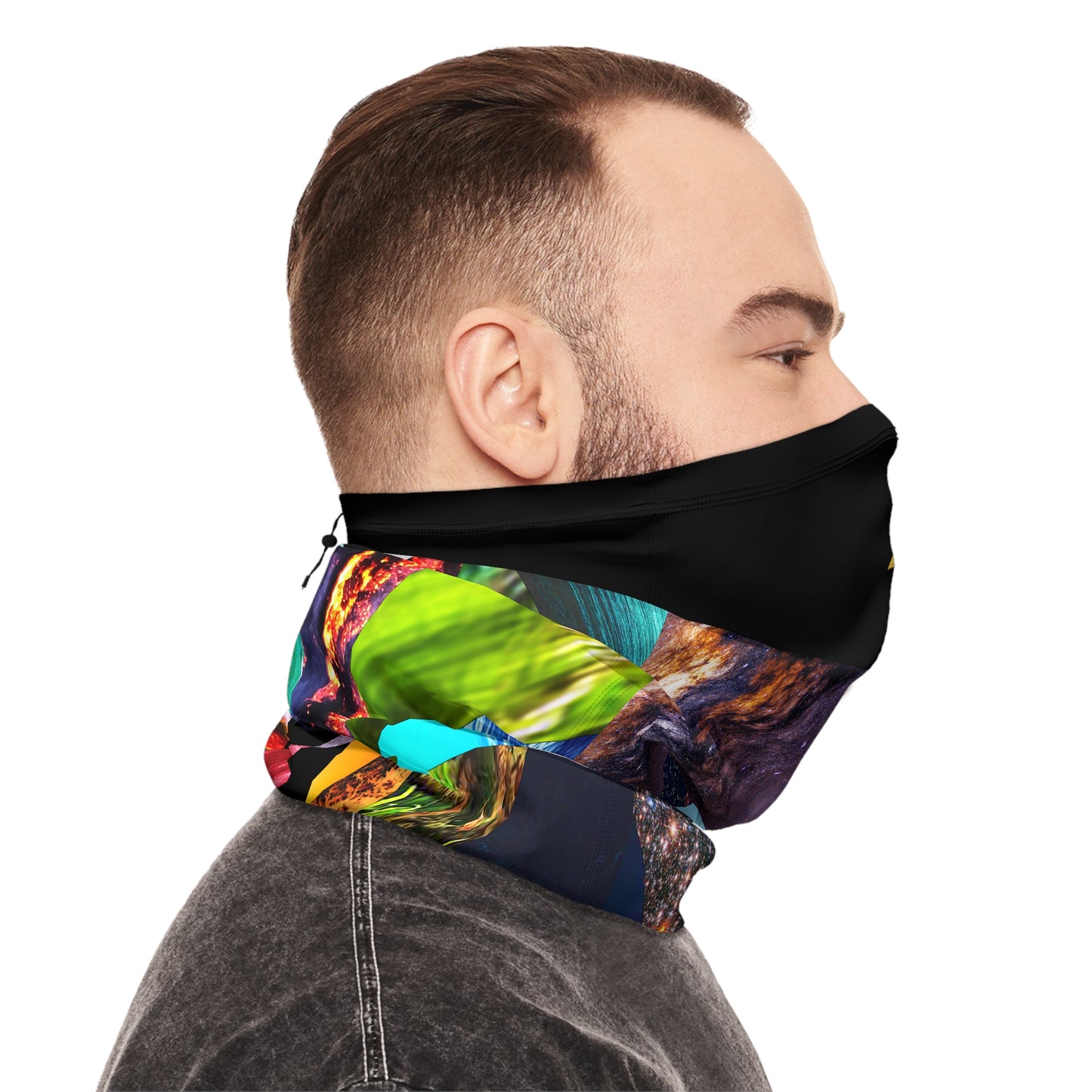 UNO ALLPRAISES I Winter Neck Gaiter With Drawstring