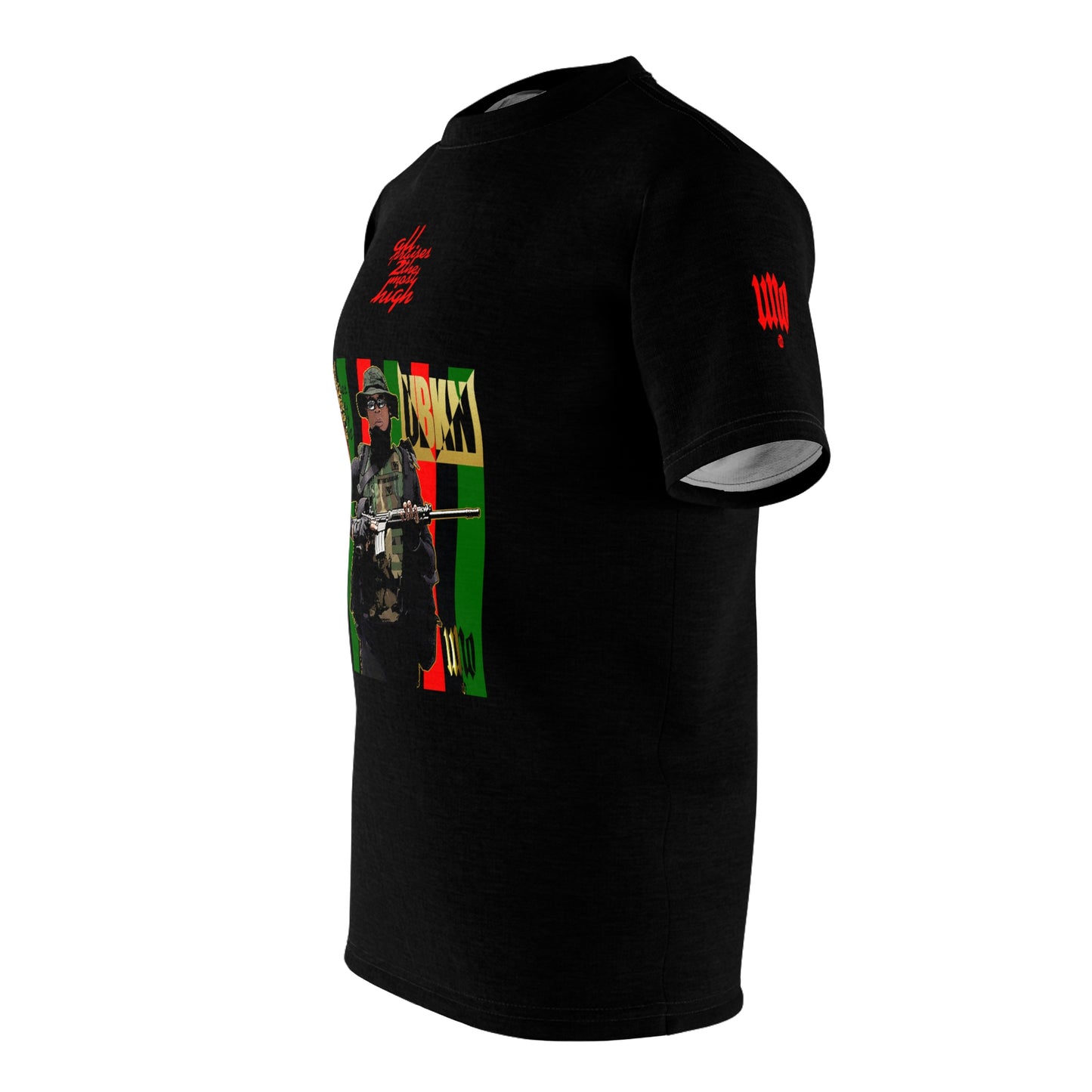 UNO 2THEREPUBLIC FREEGMJ Unisex AOP Cut & Sew Tee