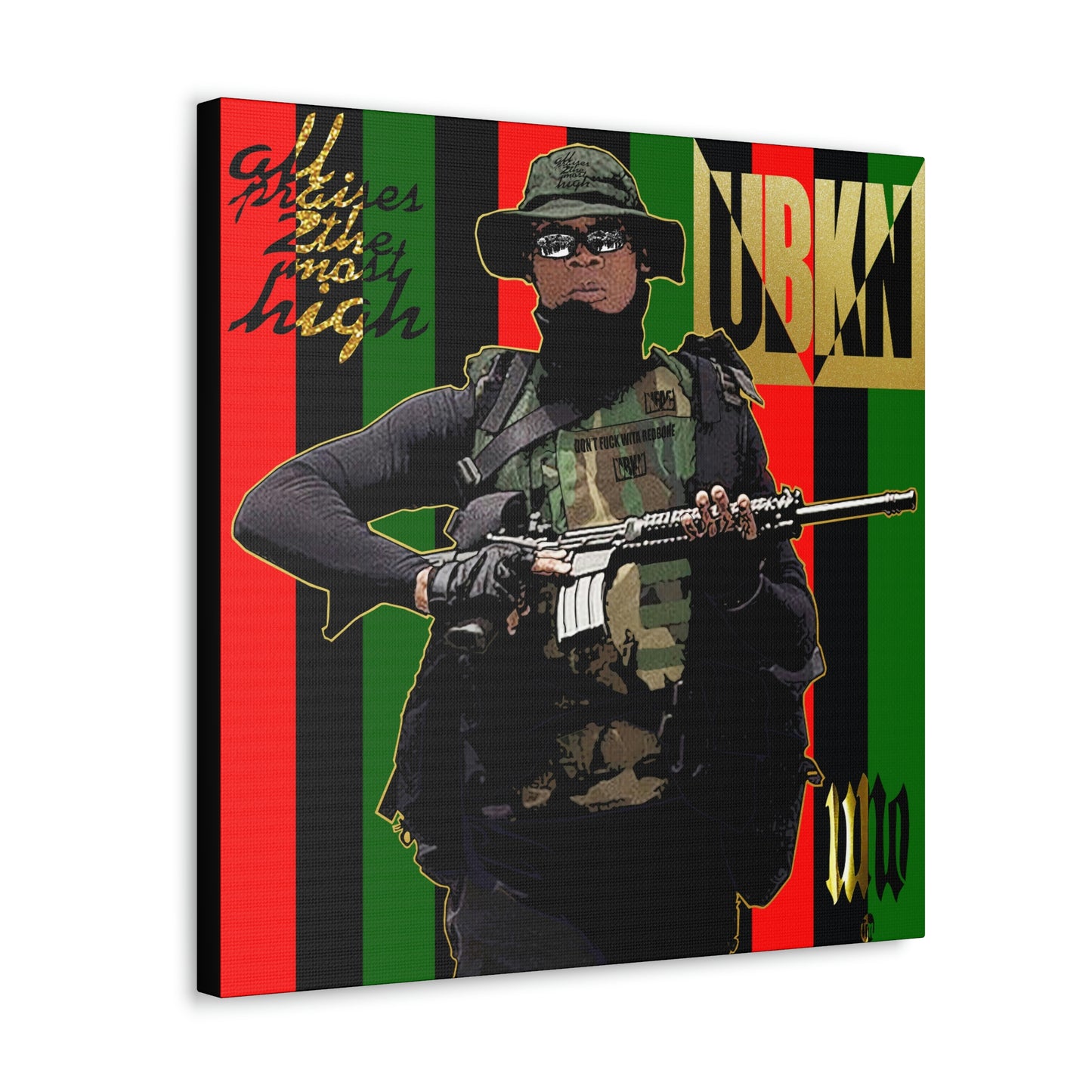 UNO 2THEREPUBLIC UBKN FREEGMJ 12, 20, 24, & 36" Canvas Gallery Wraps