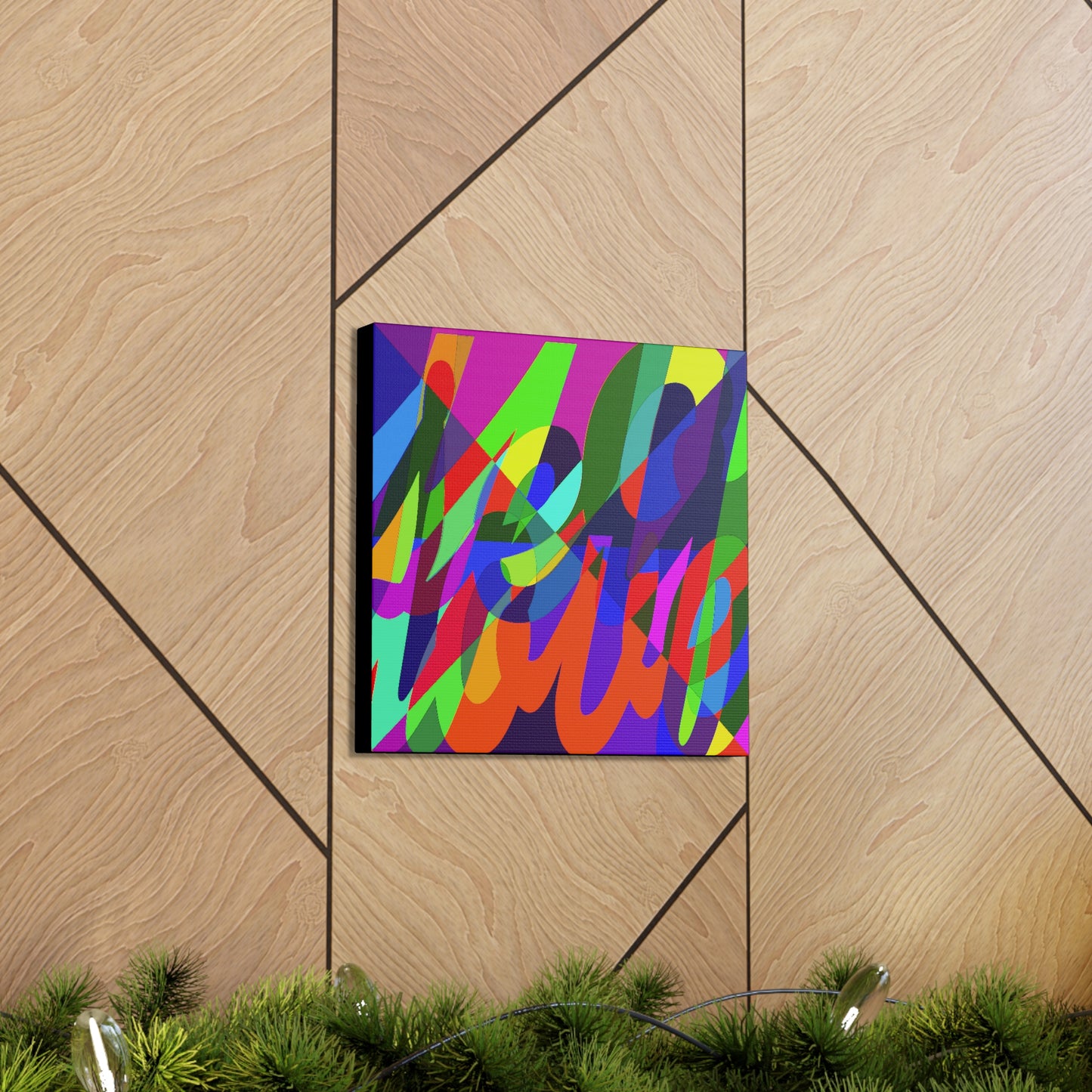 UNO LOVEYOSELF UNOWORD 12, 20, 24, & 36" Square Canvas Gallery Wraps