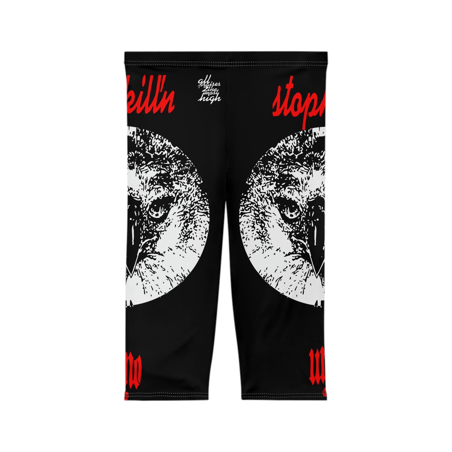 UNO LOVEHARPY STOPKILL'N Women’s Capri Leggings (AOP)