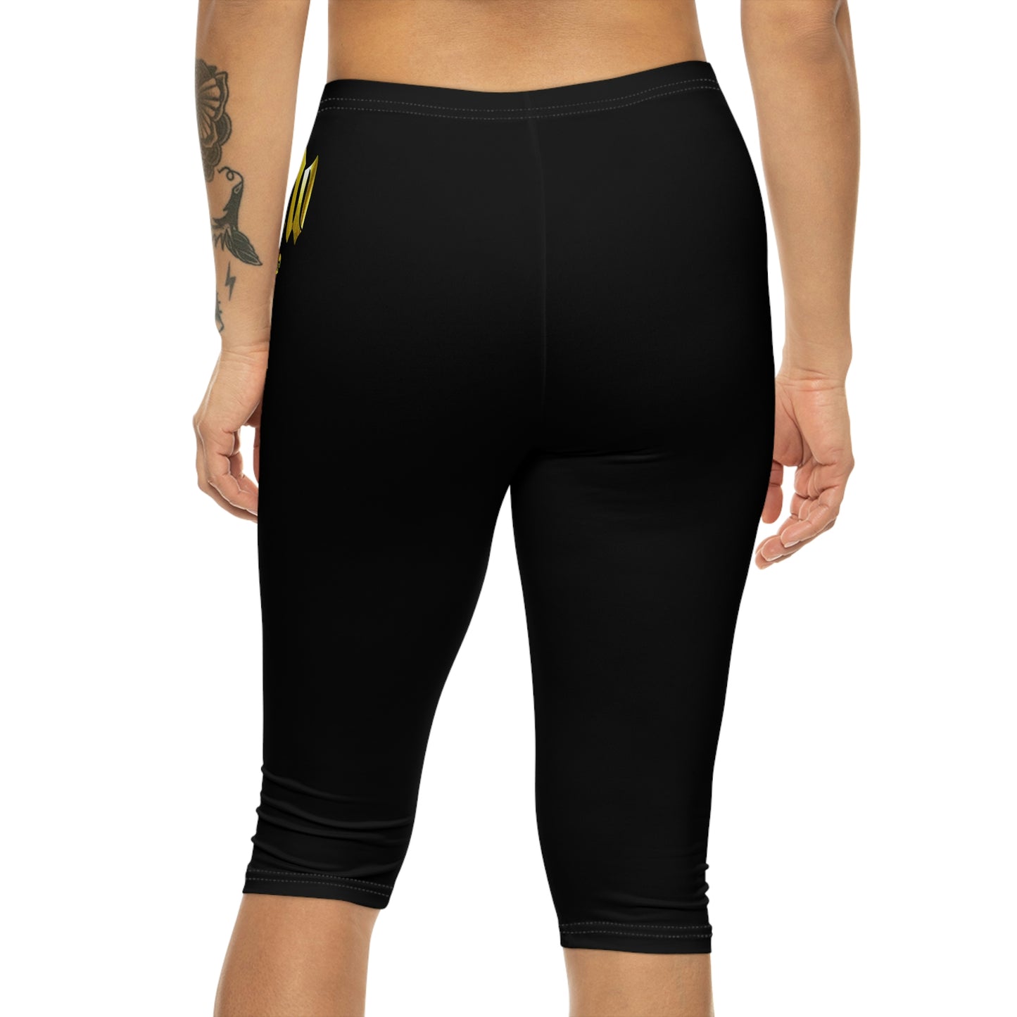 UNO LOVENINA POWERFLOWER Women’s Capri Leggings (AOP)