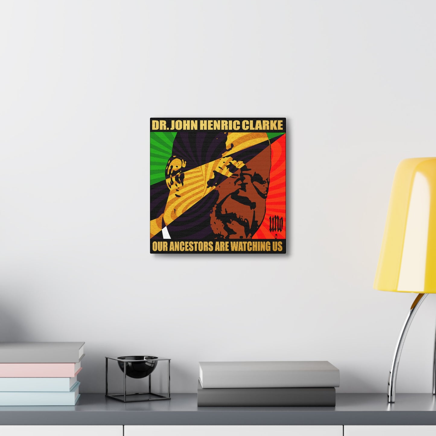 UNO LOVEJOHNHENRICCLARKE Our Ancestors Are Watching Us 12, 20, 24, & 36" Square Canvas Gallery Wraps