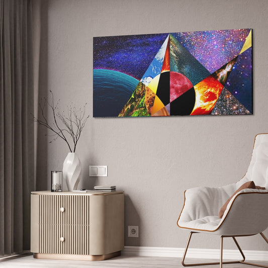 UNO ALLPRAISES II & ALLPRAISES III 60x 30 Canvas Stretched, 1.5''