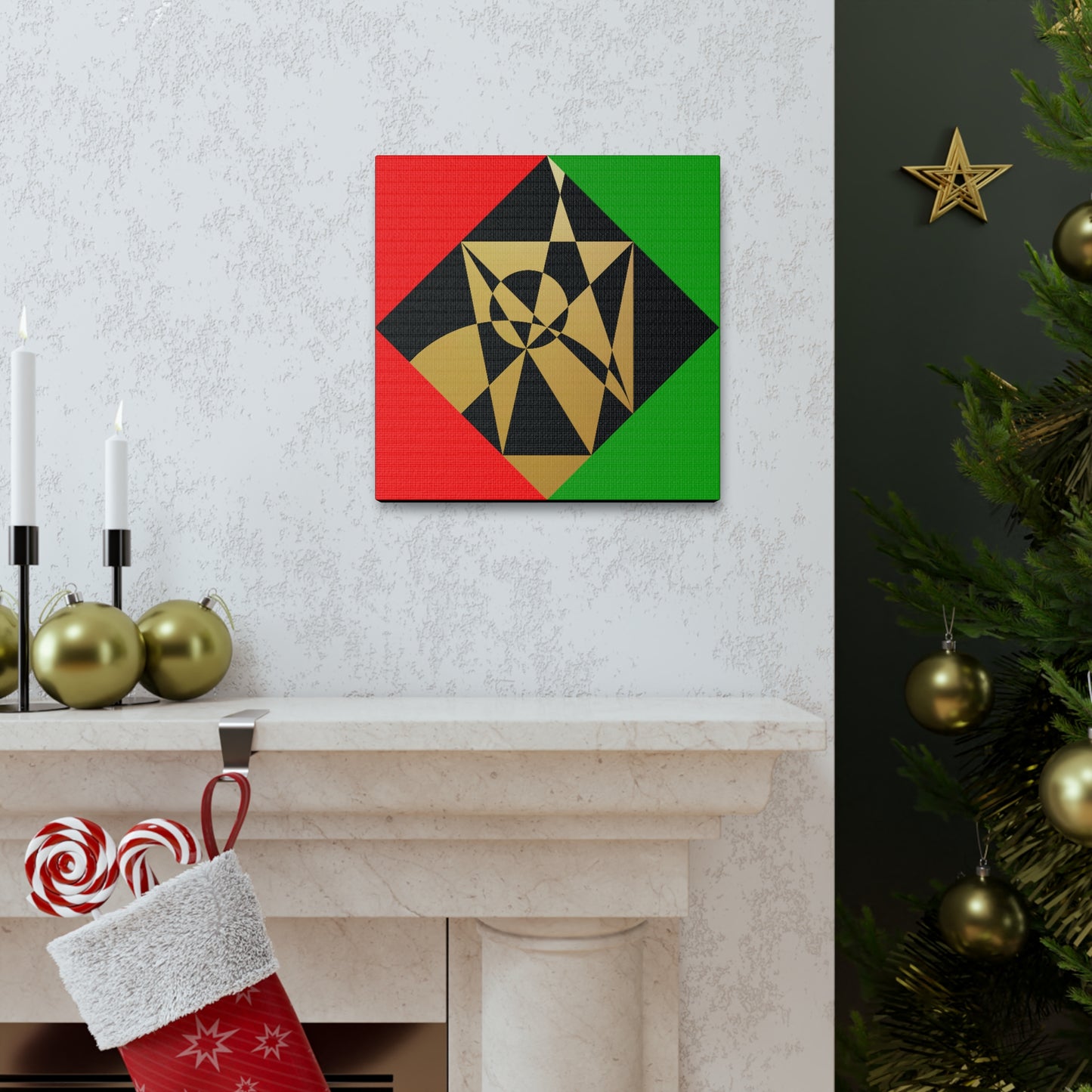 UNO ALLPRAISES 12, 20, 24, & 36" Square Canvas Gallery Wraps