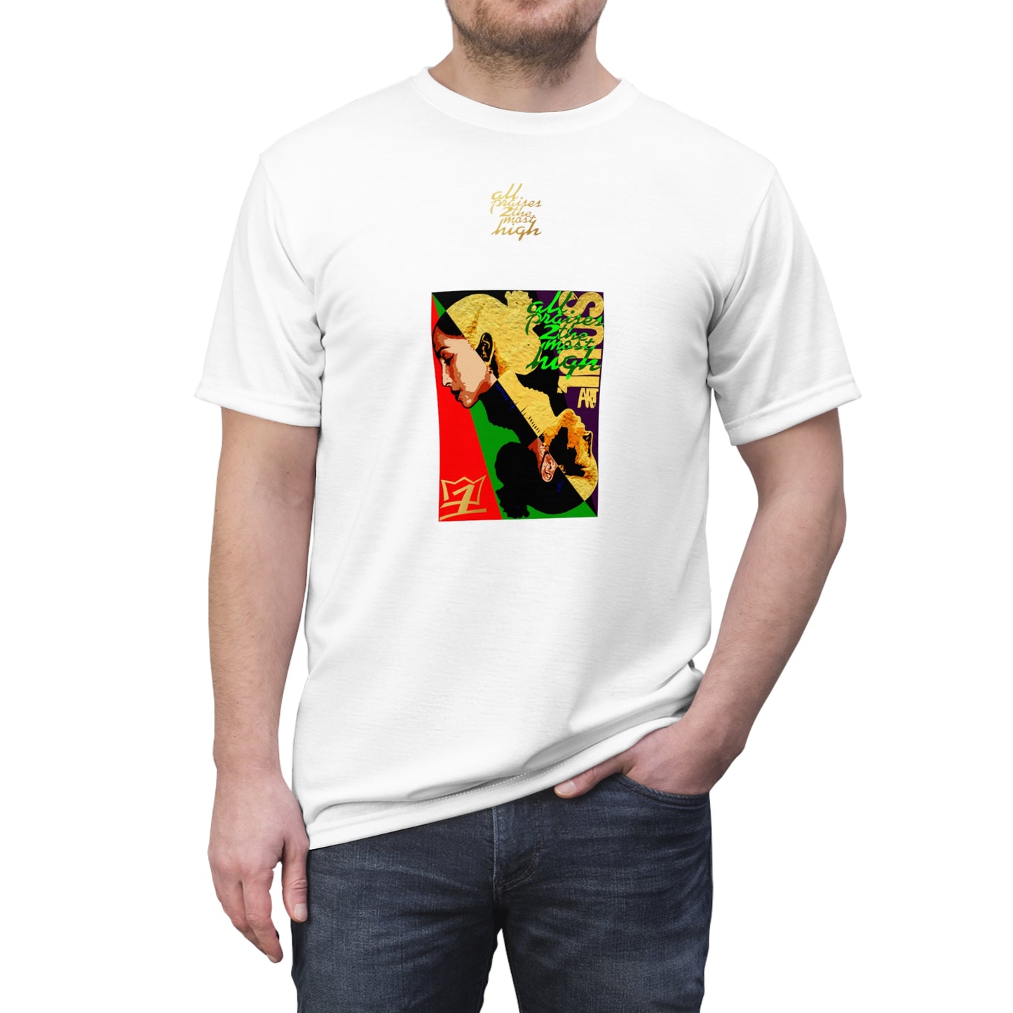 UNO LOVEBLACKLIVES LOVESADE Unisex Cut & Sew Tee (AOP)