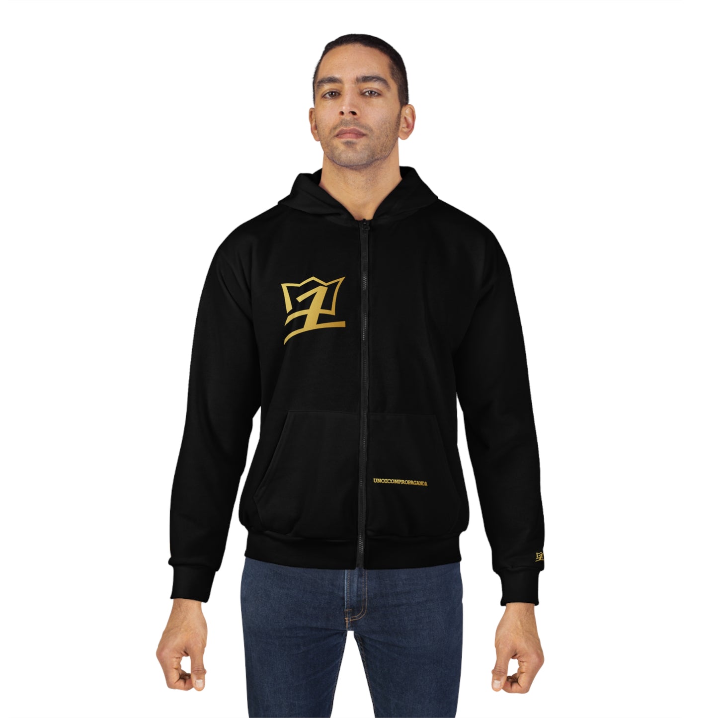 UNO LOVE2PAC UNOICONPROPAGANDA AOP Unisex Zip Hoodie