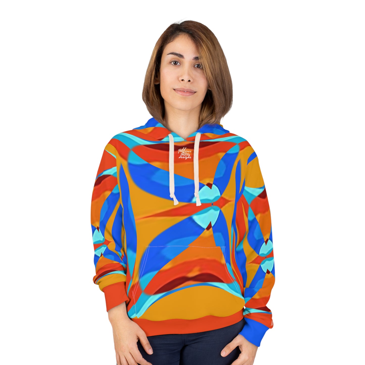 UNO ABSTRACTS Unisex Pullover Hoodie (AOP)