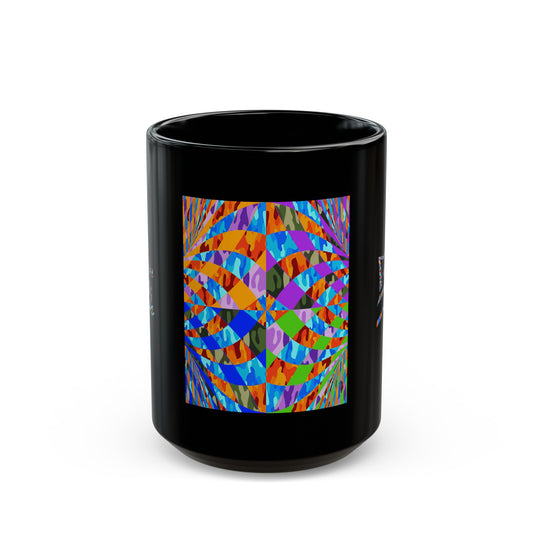 UNO ABSTRACT Black Mug (11oz, 15oz)