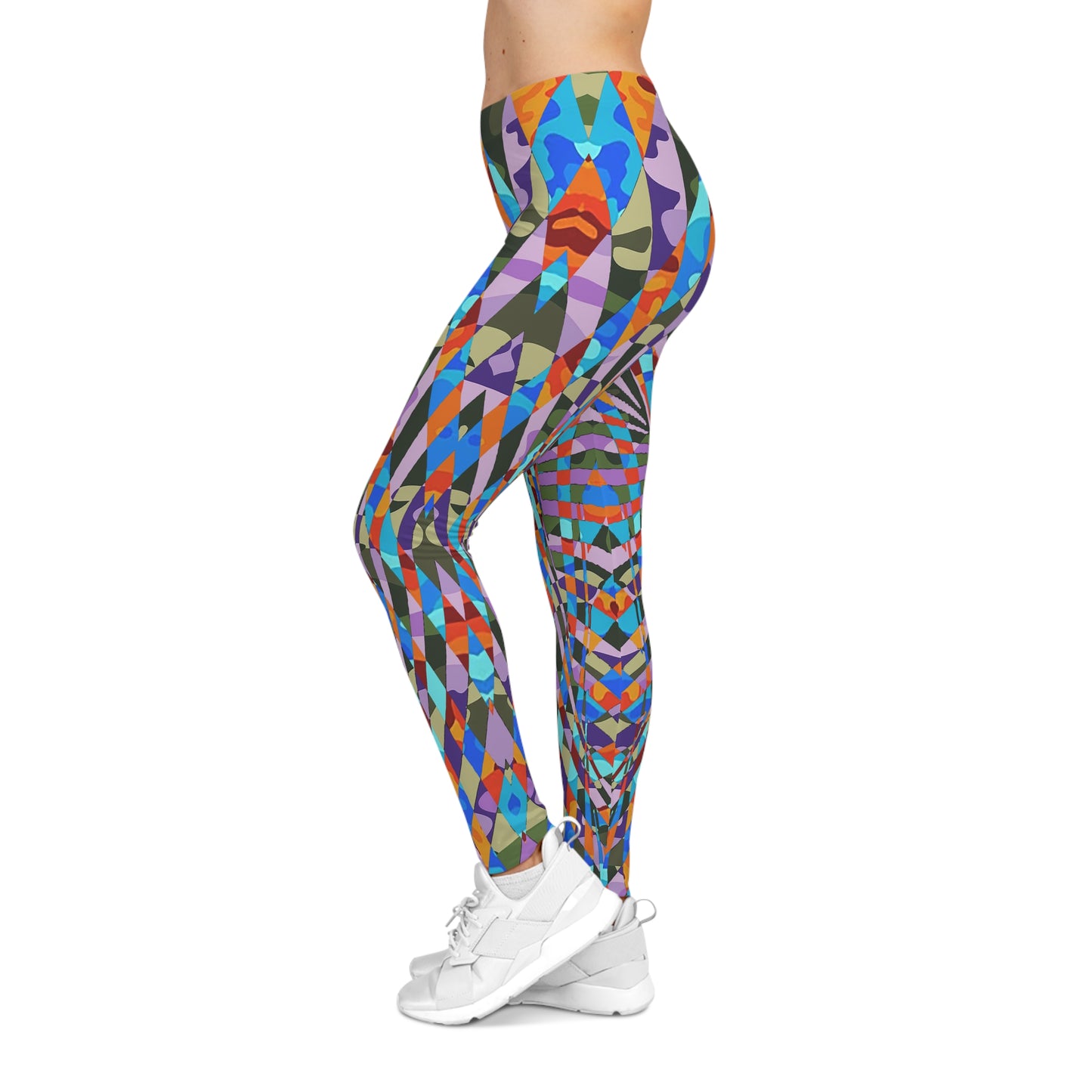 UNO ABSTRACTS Women's Casual Leggings (AOP)