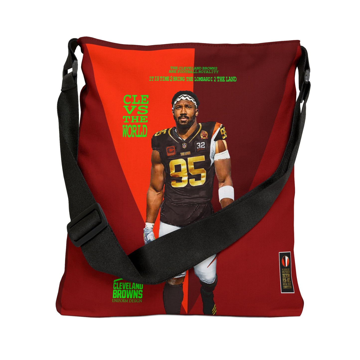 UNO LOVETHELAND LOVEDABROWNS Adjustable Tote Bag (AOP)