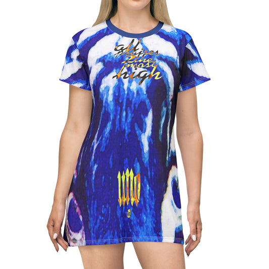 UNO TIGREBLU STOPKILL'N All Over Print T-Shirt Dress