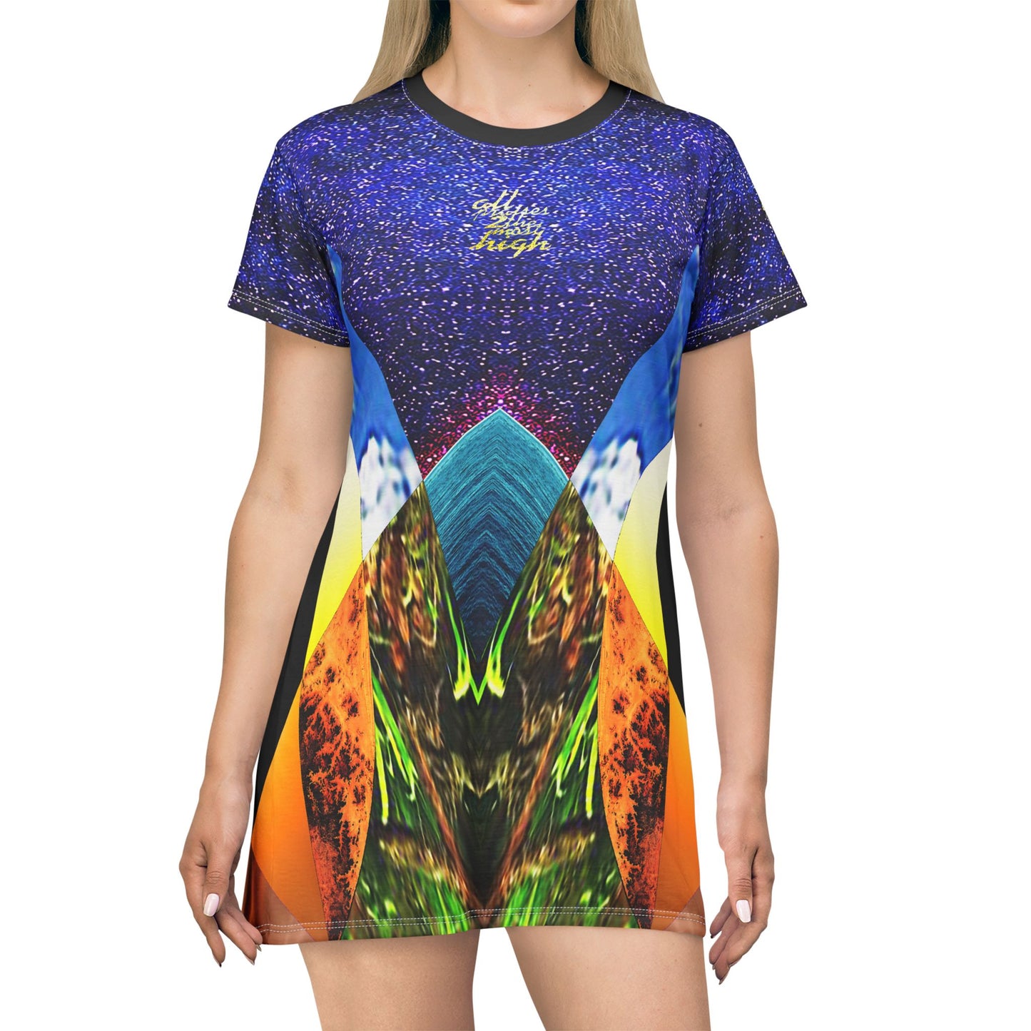 UNO ALLPRAISES II Variation 2 All Over Print T-Shirt Dress