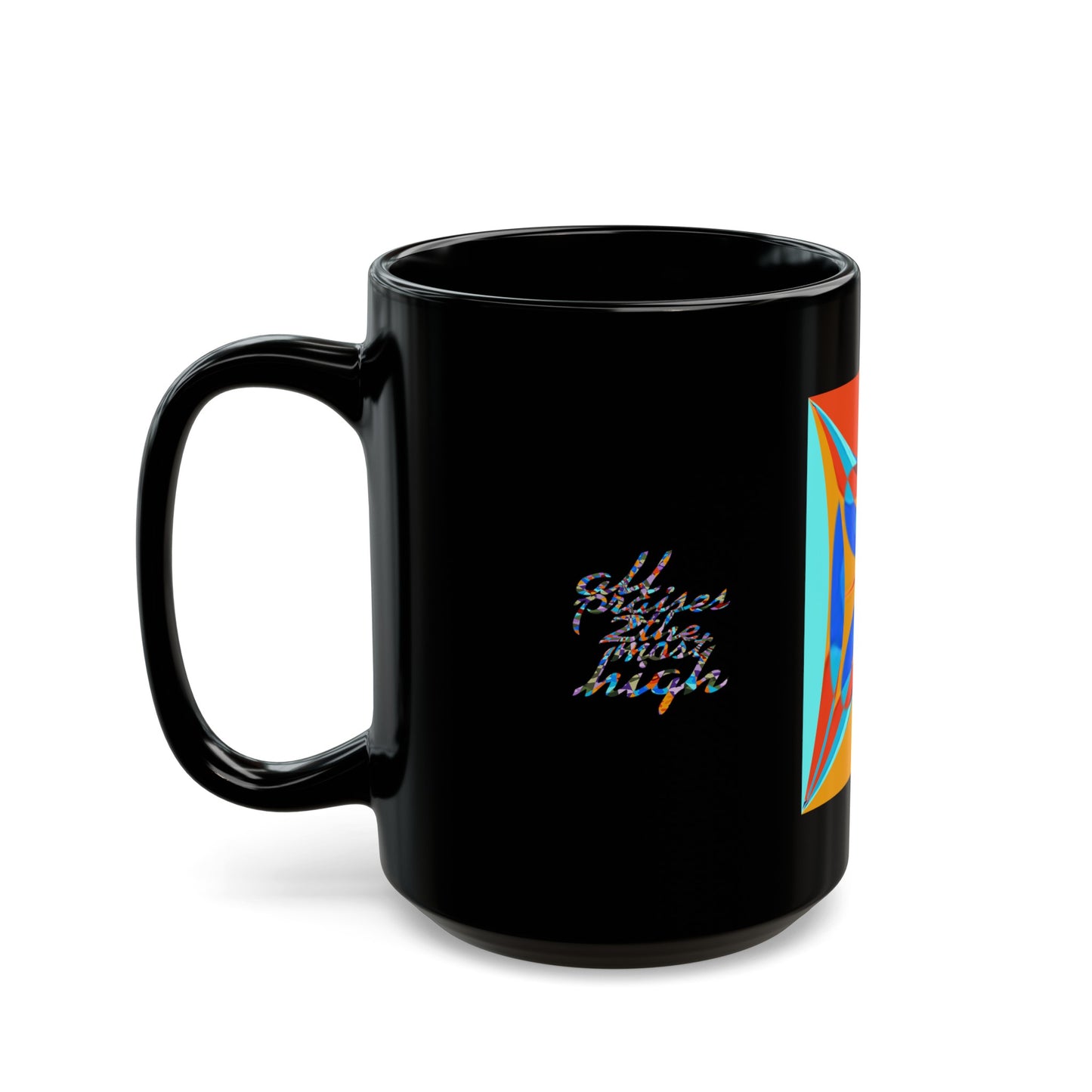 UNO ABSTRACT Black Mug (11oz, 15oz)