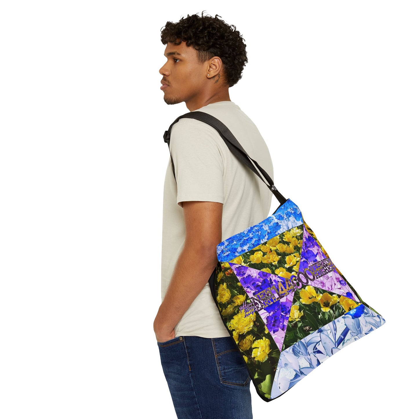 UNO ABSTRACT NEW EARTH Adjustable Tote Bag (AOP)