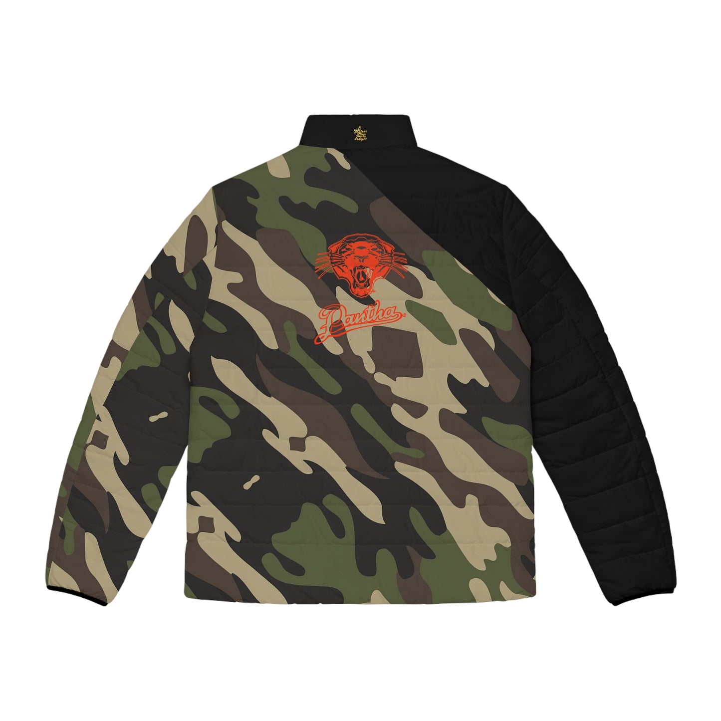 UNO PANTHA Men's Puffer Jacket (AOP) Camo Collection