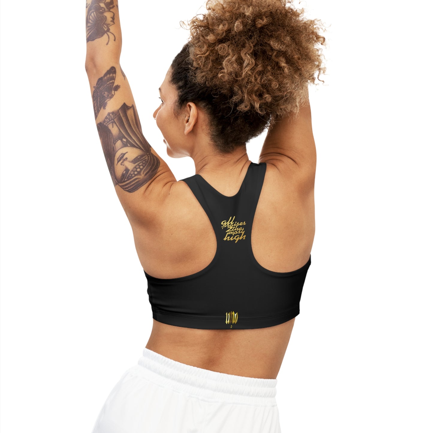 UNOBTCPANTHA Seamless Sports Bra (AOP)