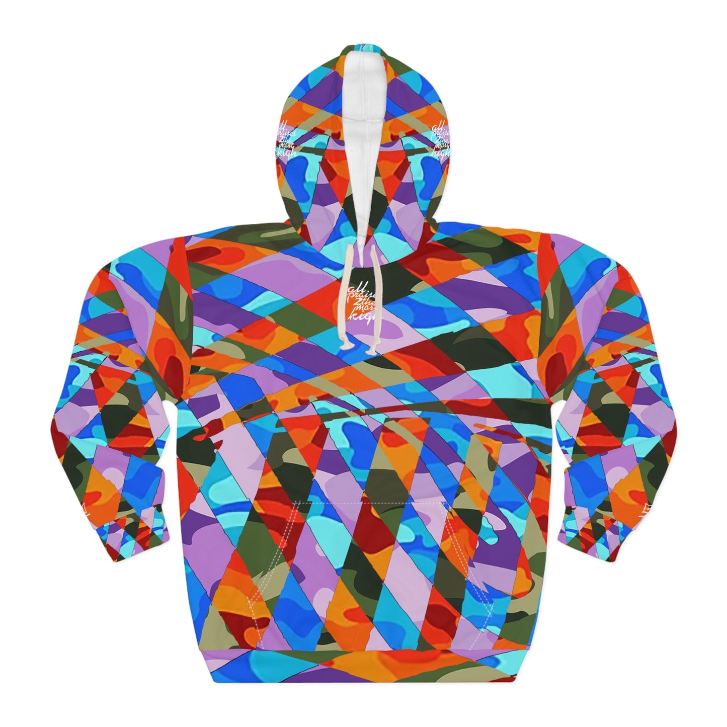 UNO ABSTRACT Unisex Pullover Hoodie (AOP)