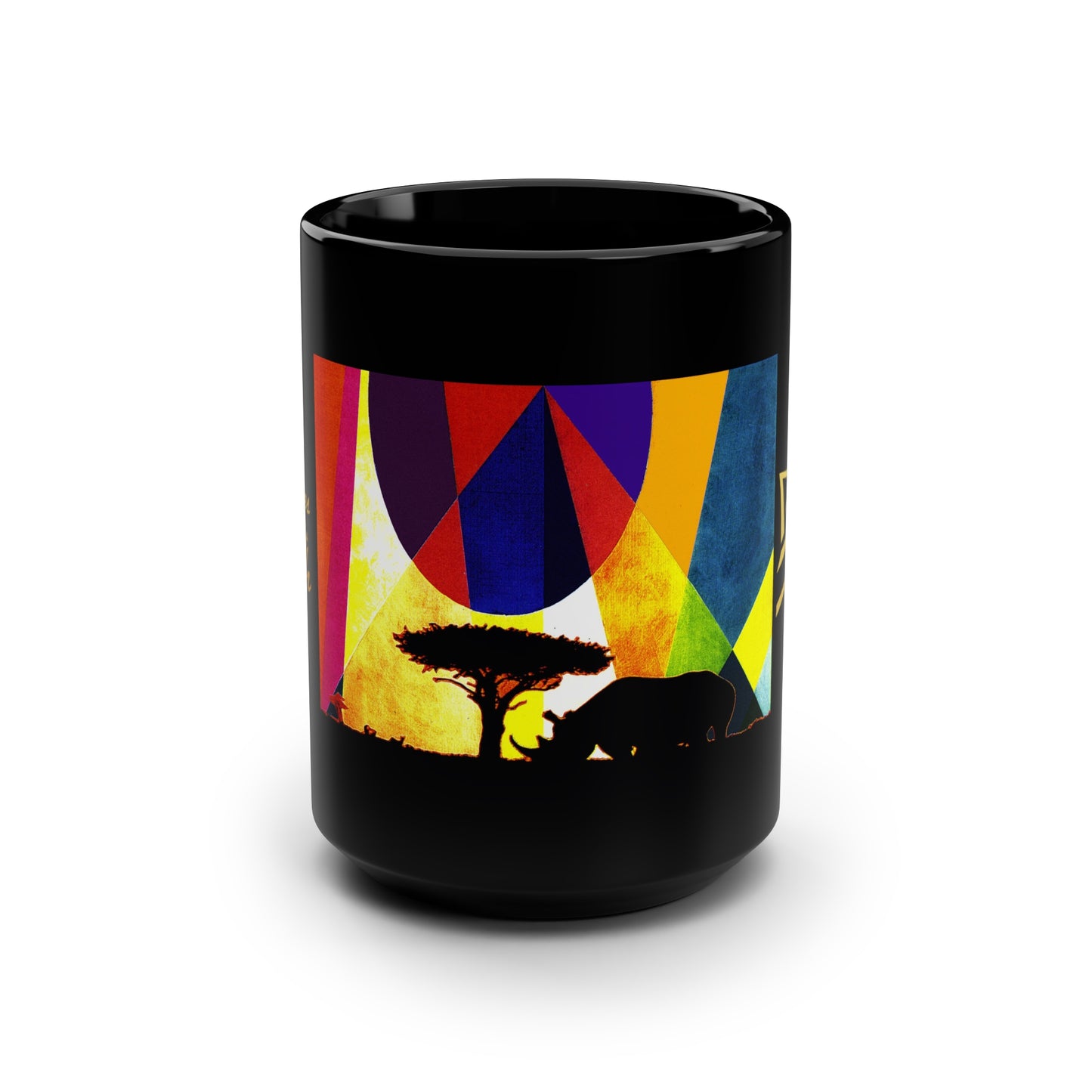 UNO RHINOSUNSET STOPKILL'N Black Mug, 15oz