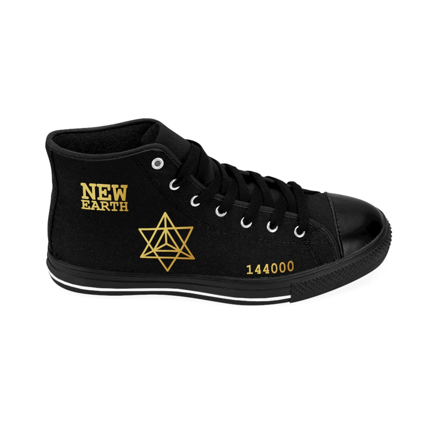 UNO ABSTRACTS NEW EARTH MERKABA Men's Classic Sneakers