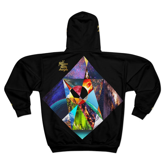 UNO ALLPRAISES I AOP Unisex Zip Hoodie