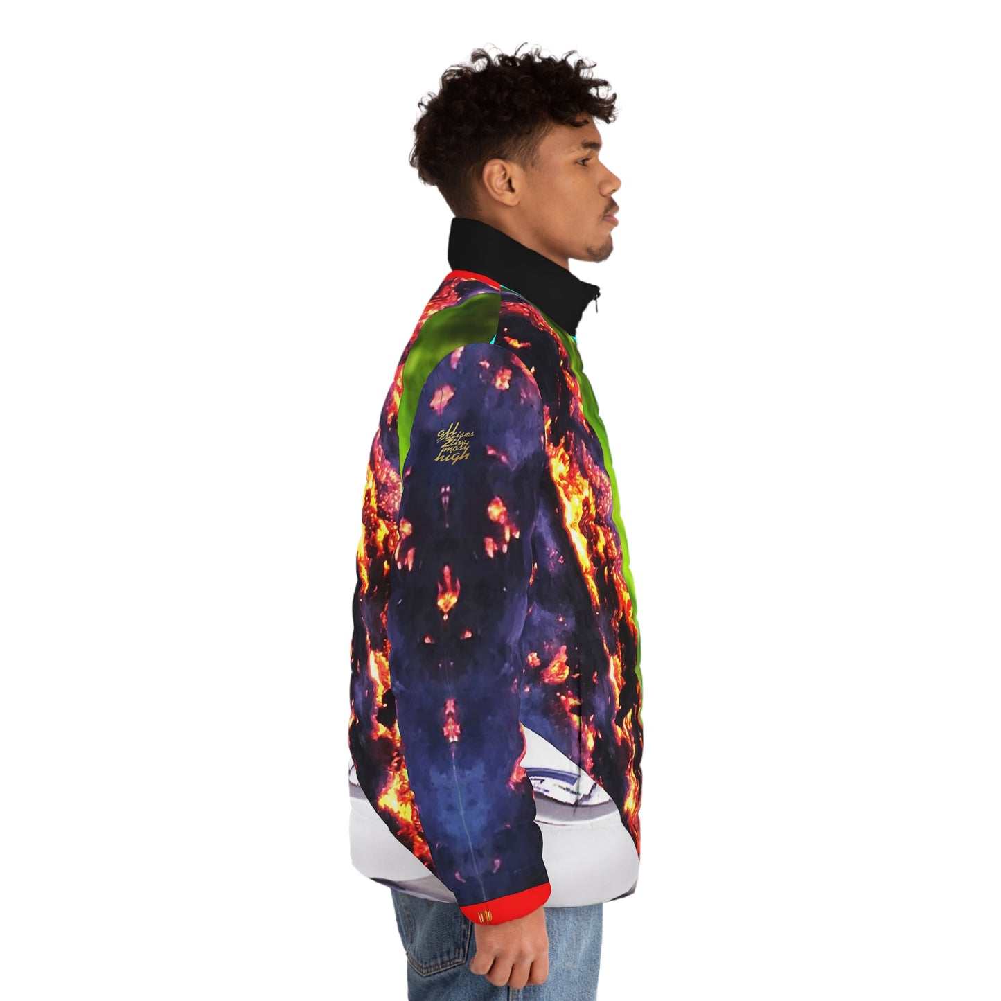 UNO ALLPRAISES V Variation 1 Men's Puffer Jacket (AOP)