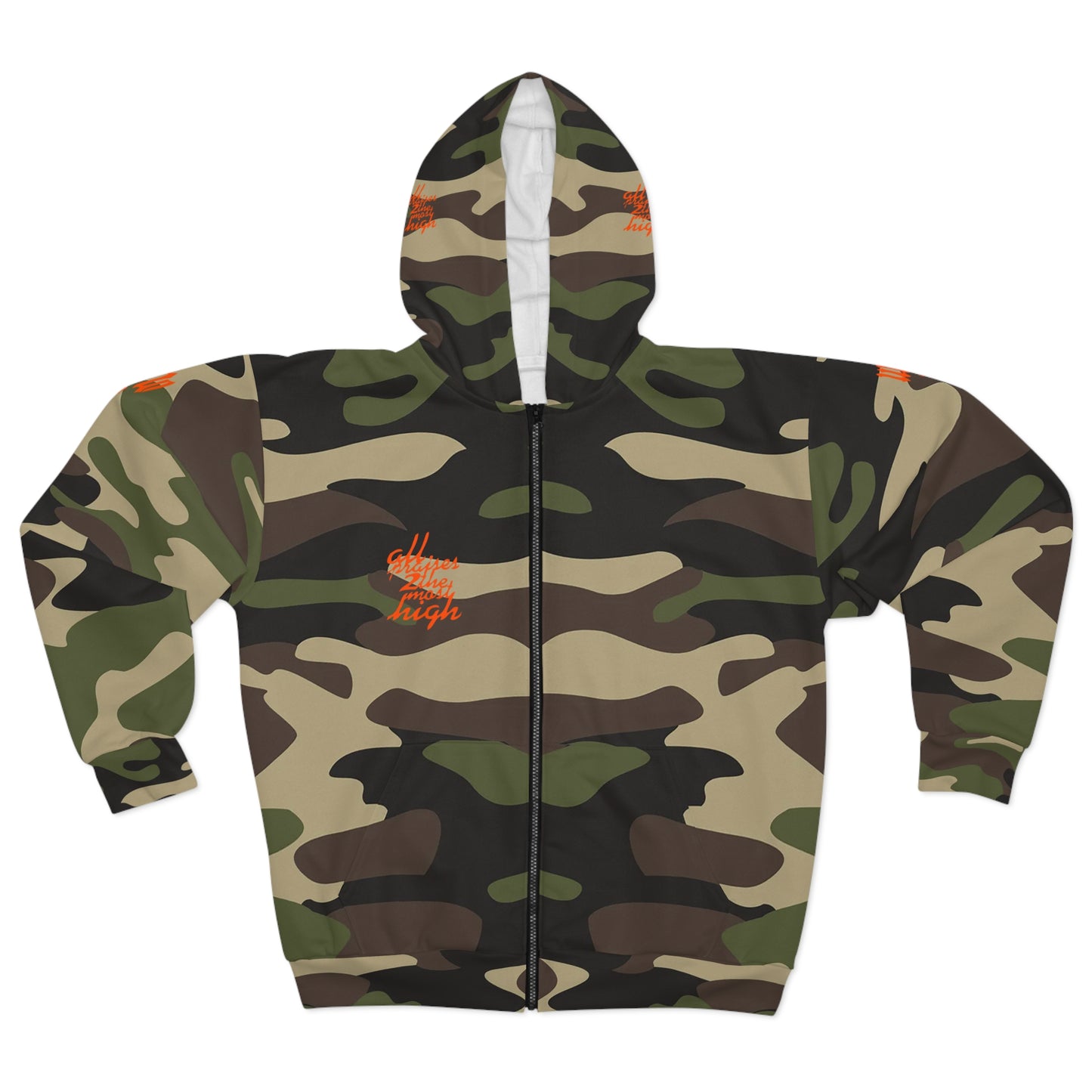 UNO POWERFLOWER AOP Unisex Zip Hoodie Camo Collection