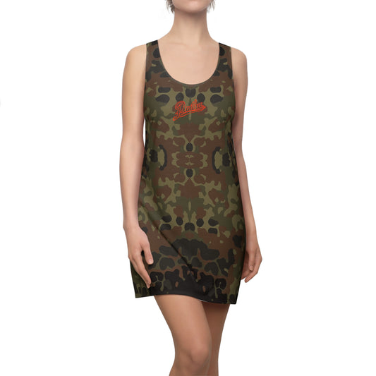 UNO PANTHA Women's Cut & Sew Racerback Dress Camo Collection