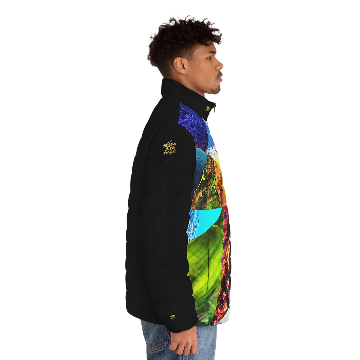 UNO ALLPRAISES I Men's Puffer Jacket (AOP)