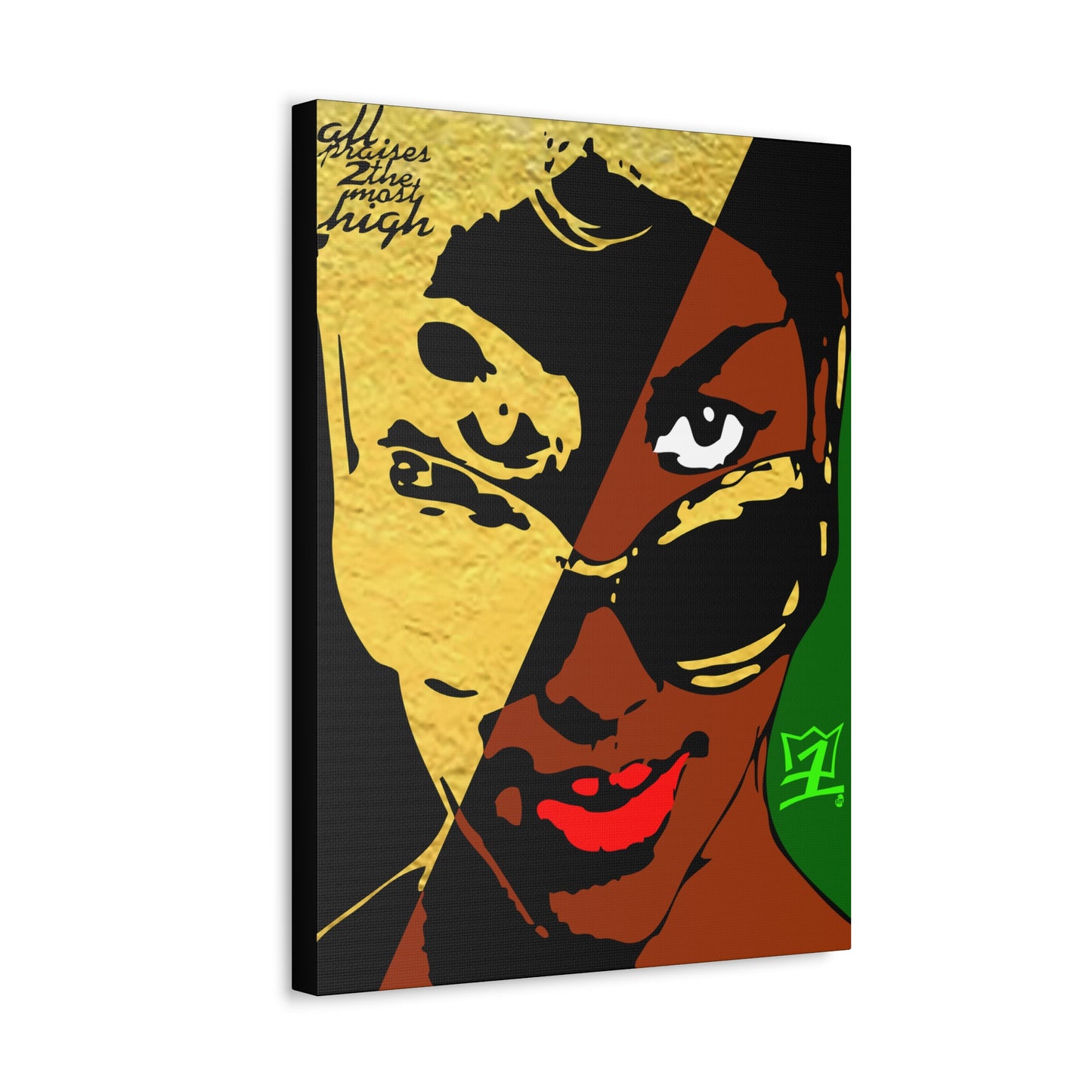 UNO LOVEARETHA SOULQUEEN 12x16, 18x24, & 24x30" Stretched Canvas