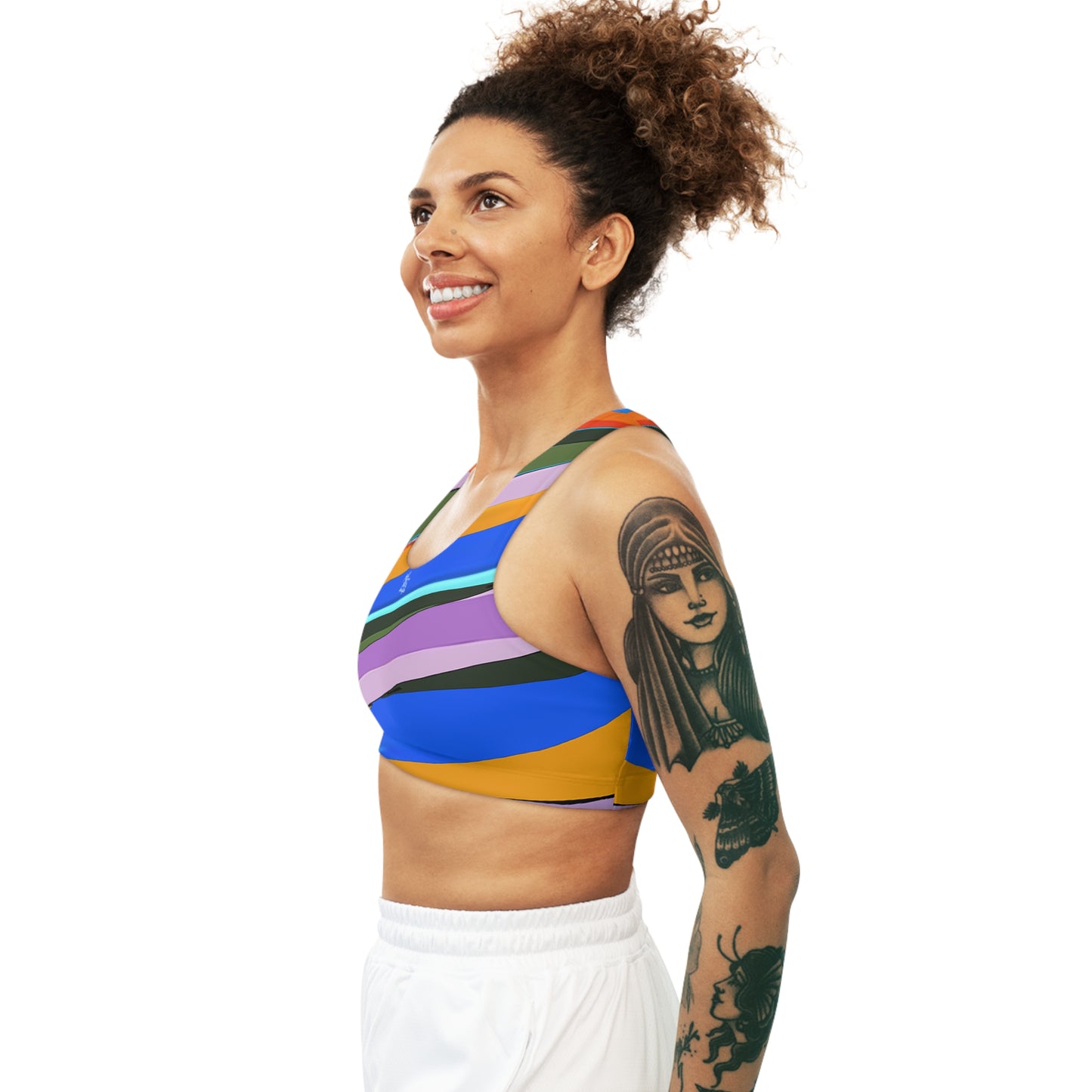 UNO ABSTRACTS Seamless Sports Bra (AOP)